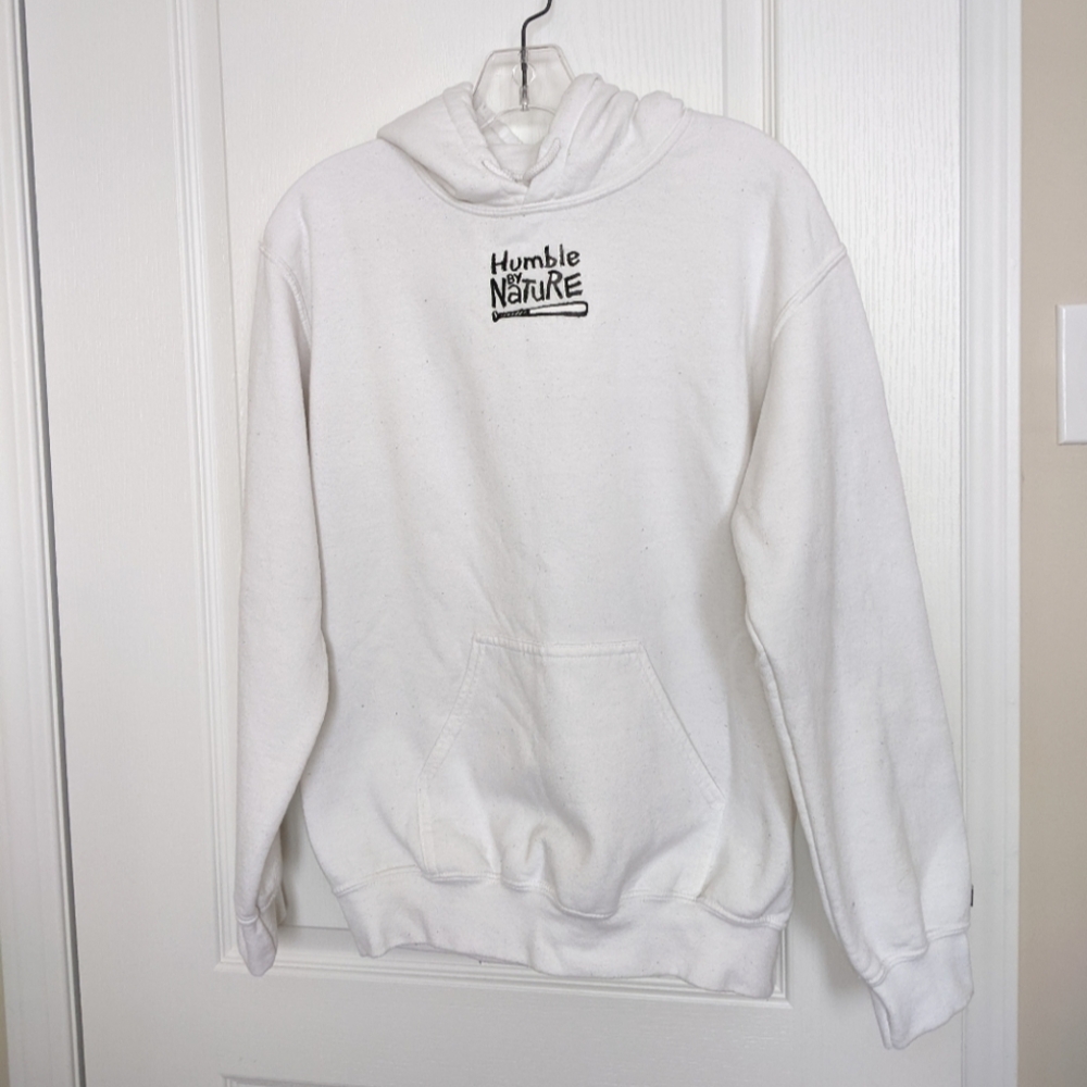 3/$15 Men's White hoodie with Printed logo